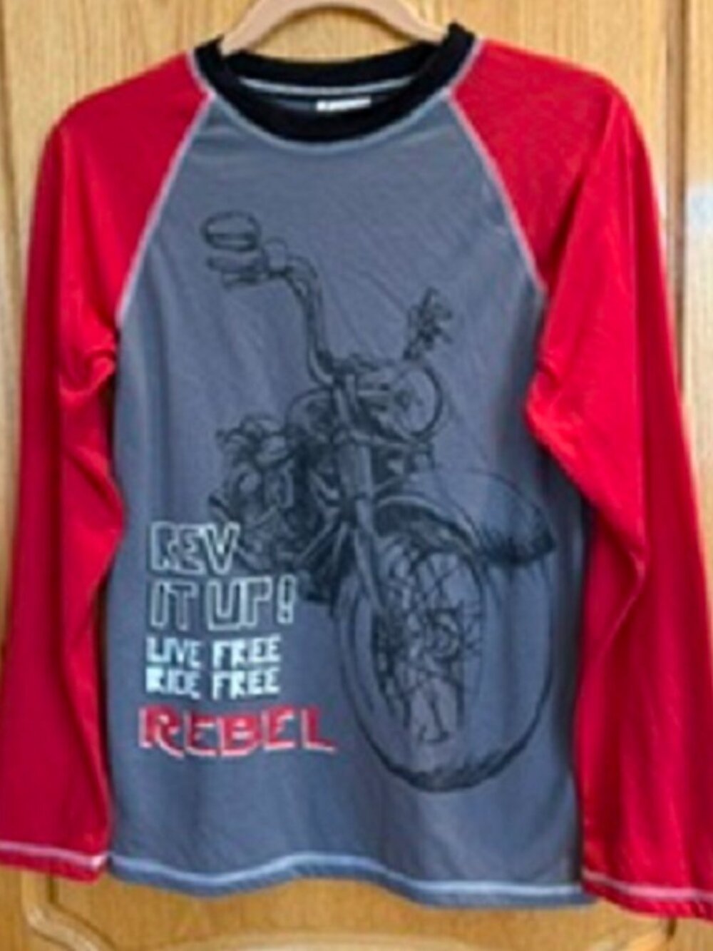 ST EVE Youth Long Sleeve Graphic Logo Shirt REV IT UP! REBEL Sz: XL/XG (14/16)